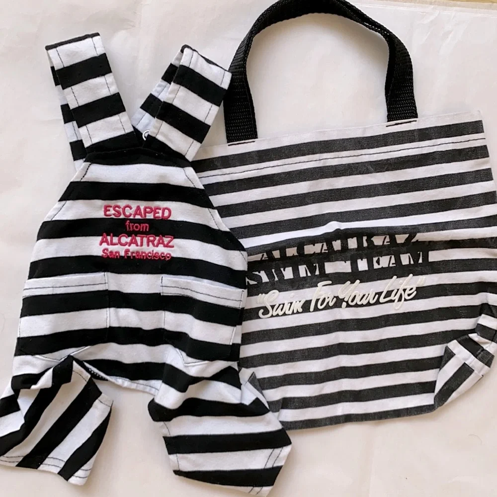 Dog Alcatraz Prisoner Outfit